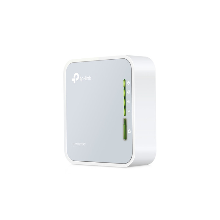 TP-Link TL-WR902AC routeur sans fil Fast Ethernet Bi-bande (2,4 GHz / 5 GHz) 4G Blanc — vue 3