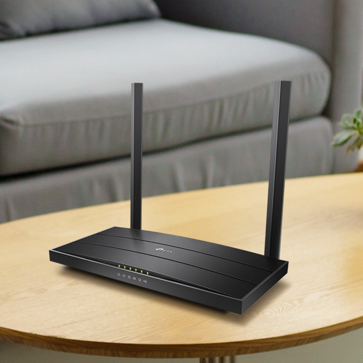 TP-Link Archer VR400 routeur sans fil Gigabit Ethernet Bi-bande (2,4 GHz / 5 GHz) Noir — vue 4