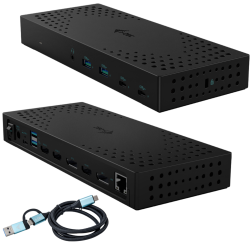 i-tec CATRIPLE4KDOCKPD2 — Dock universel DisplayLink triple affichage génération 2