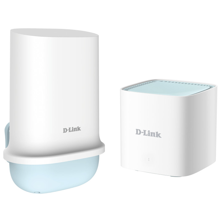 D-Link DWP-1010/KT système Wi-Fi maillé Bi-bande (2,4 GHz / 5 GHz) Wi-Fi 6 (802.11ax) Blanc 2 5G Interne — vue 1