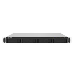 QNAP TS-432PXU-RP NAS Rack (1 U) Annapurna Labs Alpine AL-324 2 Go DDR4 0 To Noir — vue 1