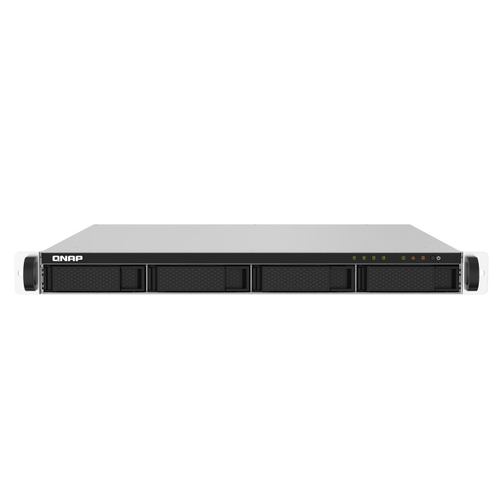 QNAP TS-432PXU-RP NAS Rack (1 U) Annapurna Labs Alpine AL-324 2 Go DDR4 0 To Noir — vue 1