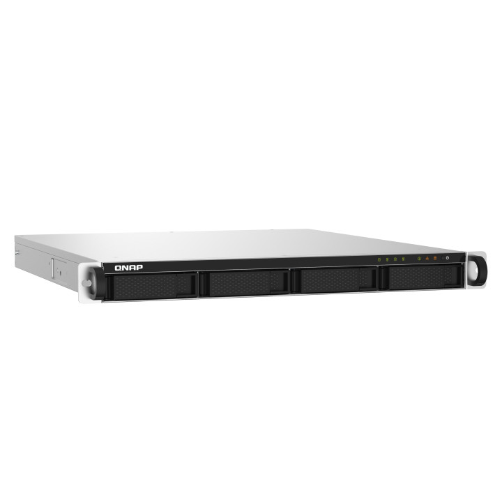 QNAP TS-432PXU-RP NAS Rack (1 U) Annapurna Labs Alpine AL-324 2 Go DDR4 0 To Noir — vue 3