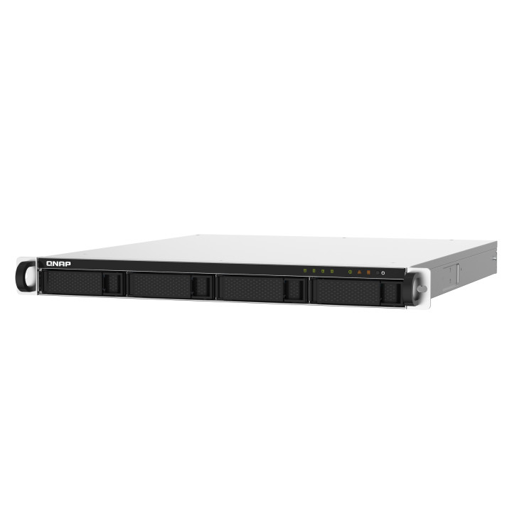 QNAP TS-432PXU-RP NAS Rack (1 U) Annapurna Labs Alpine AL-324 2 Go DDR4 0 To Noir — vue 5