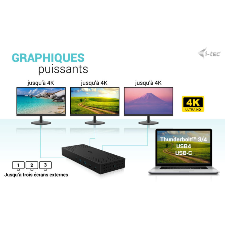i-tec CATRIPLE4KDOCKPD2 — vue 5