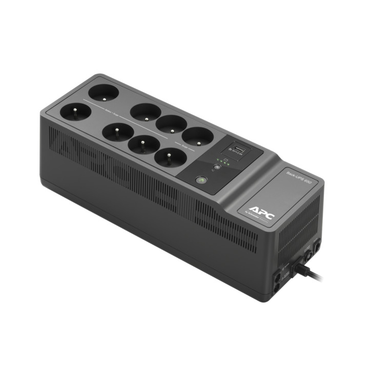 APC Back-UPS - Onduleurs monophasés Off-Line -650VA - 230V - 1USB - 6+2 Prises FR — vue 1