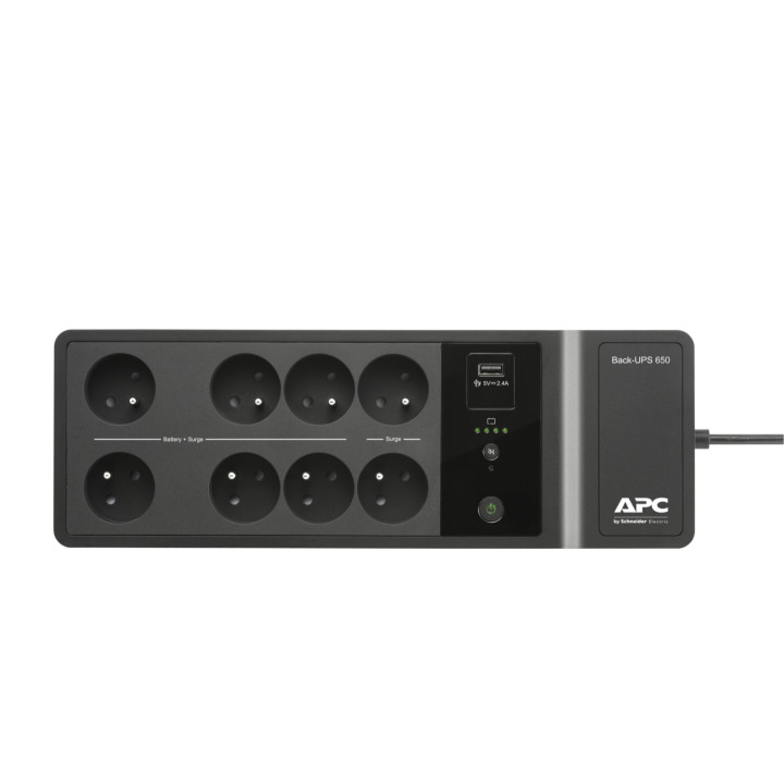 APC Back-UPS - Onduleurs monophasés Off-Line -650VA - 230V - 1USB - 6+2 Prises FR — vue 5