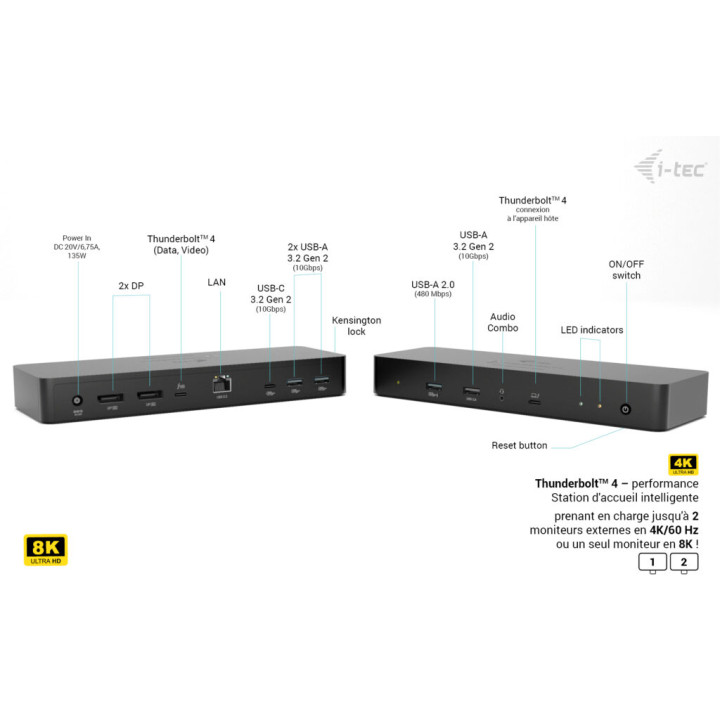i-tec TB4INTGDUAL4KDOCPD — vue 4
