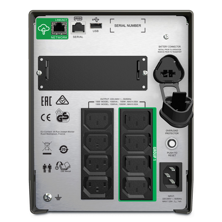 APC Smart-UPS SMT1500IC - 8x C13, USB, SmartConnect, 1500 VA — vue 2