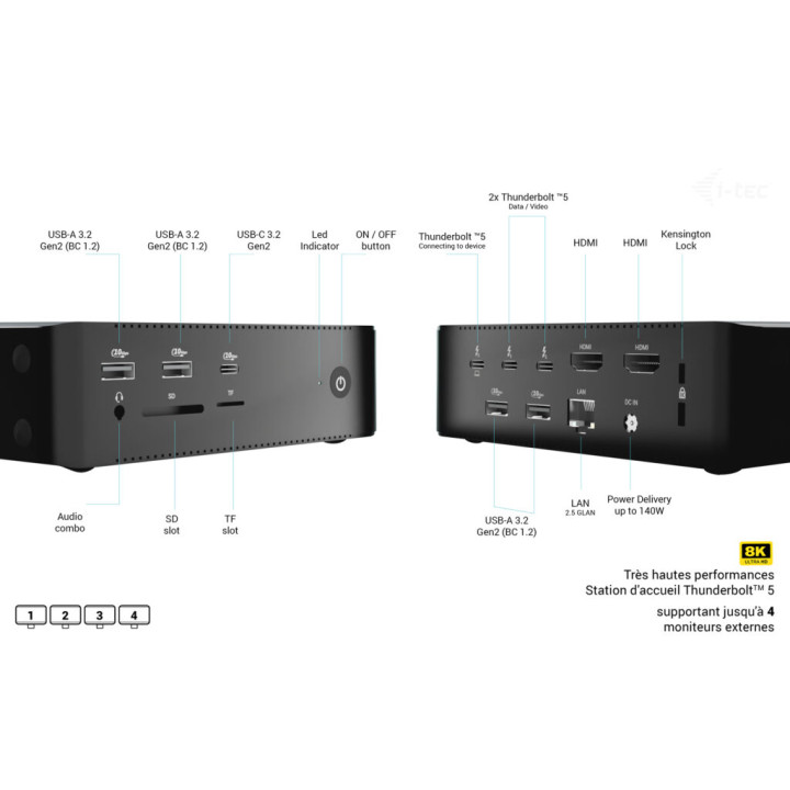 i-tec TB5QUATTRODOCKPD — vue 4