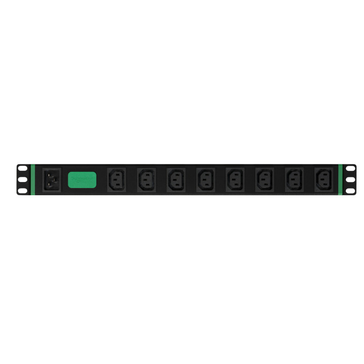 APC Easy Rack unité de distribution d'énergie 8 sortie(s) CA 1U Noir — vue 3