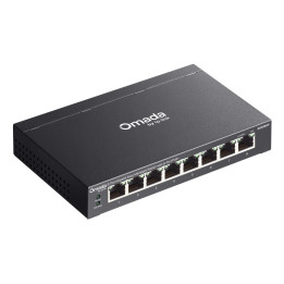 TP-Link Omada ES208GP commutateur réseau Géré L2 Gigabit Ethernet (10/100/1000) Connexion Ethernet, supportant — vue 1