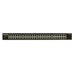 NETGEAR GS348 Non-géré Gigabit Ethernet (10/100/1000) 1U Noir — vue 1