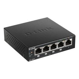 D-Link DGS-1005P/E commutateur réseau Non-géré Gigabit Ethernet (10/100/1000) Connexion Ethernet, supportant l — vue 1