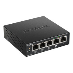 D-Link DGS-1005P/E — Switch non manageable 5 ports Gigabit PoE+