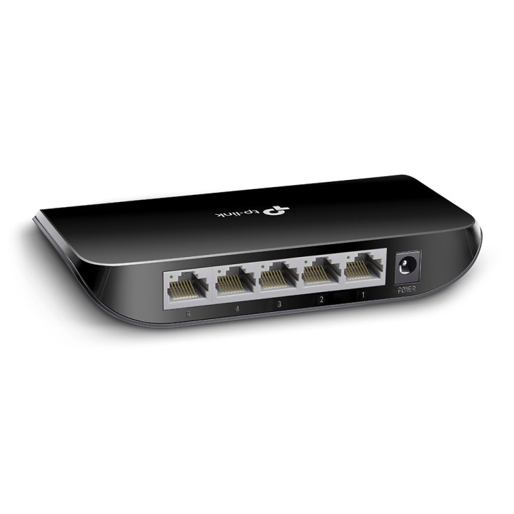 TP-Link TL-SG1005D commutateur réseau Non-géré Gigabit Ethernet (10/100/1000) Noir — vue 3