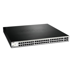 D-Link DGS-1210-52MP — Switch manageable L2 48 ports Gigabit PoE+