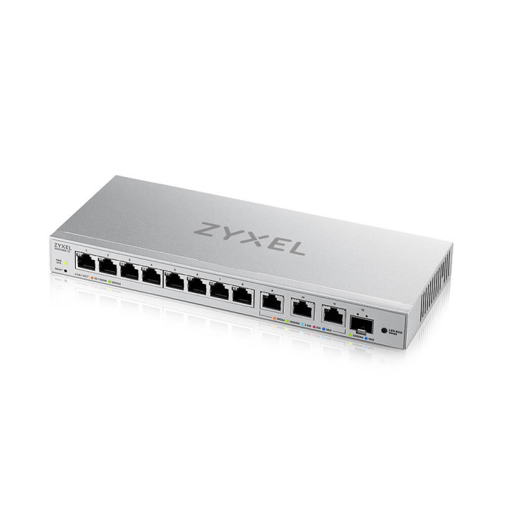 Zyxel XGS1250-12 Géré L2 10G Ethernet (100/1000/10000) Gris — vue 3