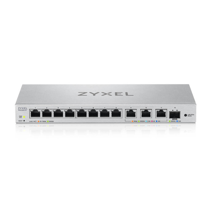 Zyxel XGS1250-12 Géré L2 10G Ethernet (100/1000/10000) Gris — vue 4
