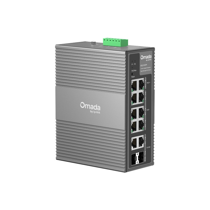 TP-Link Omada IES210GPP commutateur réseau Géré Gigabit Ethernet (10/100/1000) Connexion Ethernet, supportant  — vue 1