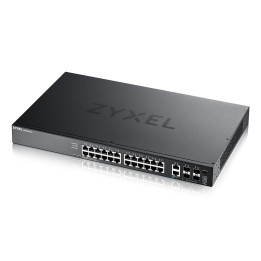 Zyxel XGS2220-30 Géré L3 Gigabit Ethernet (10/100/1000) Noir — vue 1