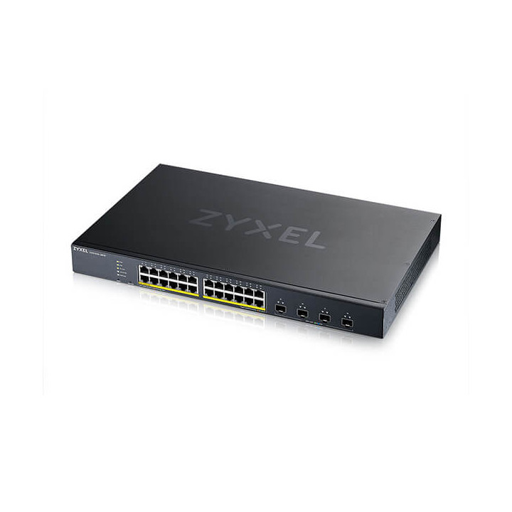 Zyxel XGS1935-28HP Géré L3 Gigabit Ethernet (10/100/1000) Connexion Ethernet, supportant l'alimentation via ce — vue 1