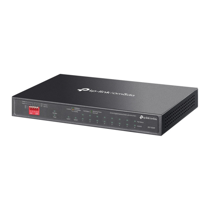 TP-Link Omada DS110GMP commutateur réseau Non-géré Gigabit Ethernet (10/100/1000) Connexion Ethernet, supporta — vue 4