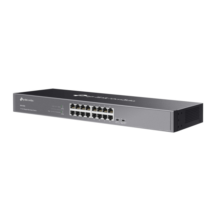 TP-Link Omada DS1016G commutateur réseau Non-géré Gigabit Ethernet (10/100/1000) 1U Noir — vue 3