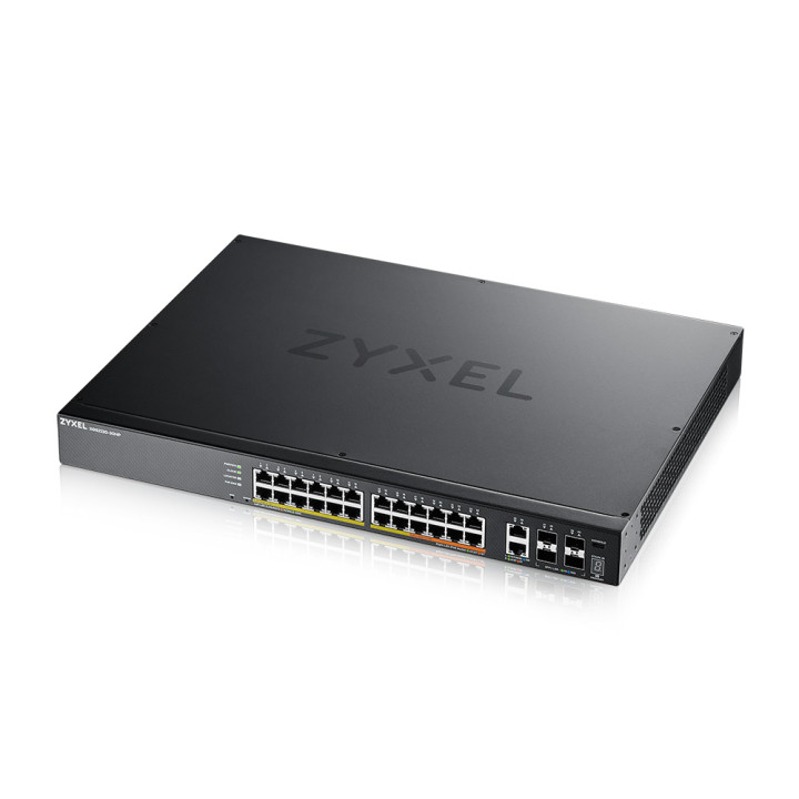 Zyxel XGS2220-30HP Géré L3 Gigabit Ethernet (10/100/1000) Connexion Ethernet, supportant l'alimentation via ce — vue 3