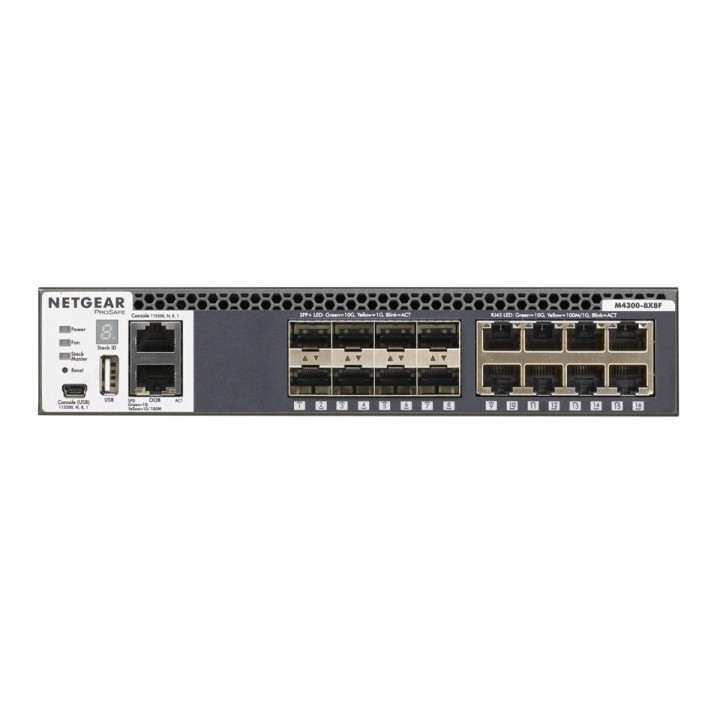 NETGEAR XSM4316S Géré L3 10G Ethernet (100/1000/10000) 1U Noir — vue 4