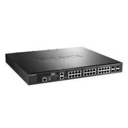 D-Link DXS-3400-24TC commutateur réseau Géré L3 Gigabit Ethernet (10/100/1000) 1U Noir — vue 1