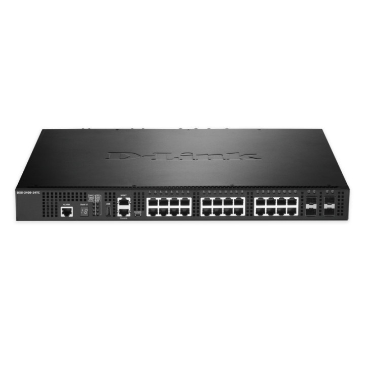 D-Link DXS-3400-24TC commutateur réseau Géré L3 Gigabit Ethernet (10/100/1000) 1U Noir — vue 2