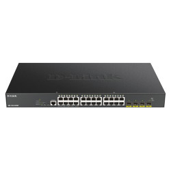D-Link DGS-1250-28XMP — Switch manageable L3 24 ports Gigabit PoE+ + 4 SFP+