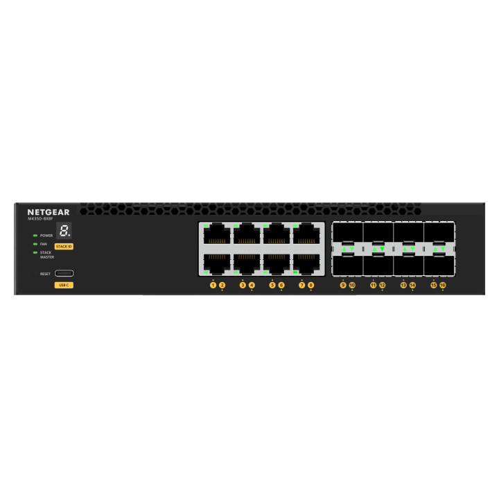 NETGEAR XSM4316 Géré L3 10G Ethernet (100/1000/10000) 1U Noir — vue 4