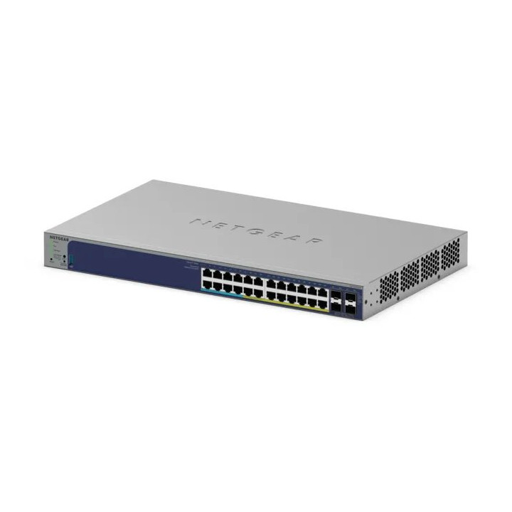 NETGEAR GS728TXUP Géré Gigabit Ethernet (10/100/1000) Connexion Ethernet, supportant l'alimentation via ce por — vue 2