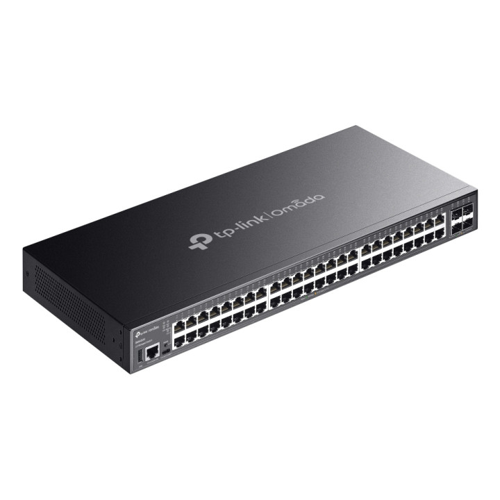TP-Link Omada SG5452X commutateur réseau Géré L3 Gigabit Ethernet (10/100/1000) Noir — vue 1
