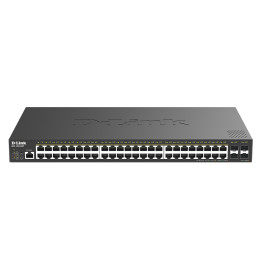D-Link DGS-1250-52XP Géré L2+/L3 Gigabit Ethernet (10/100/1000) Connexion Ethernet, supportant l'alimentation  — vue 1