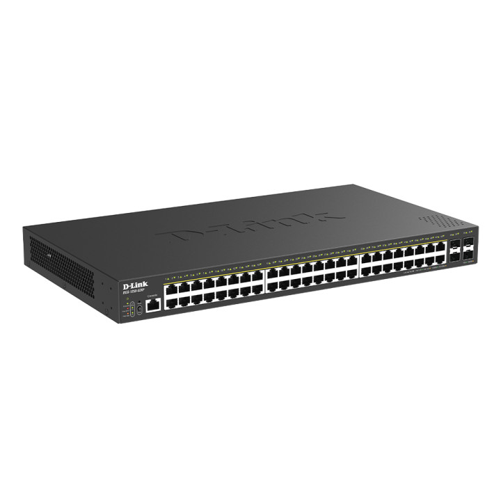 D-Link DGS-1250-52XP Géré L2+/L3 Gigabit Ethernet (10/100/1000) Connexion Ethernet, supportant l'alimentation  — vue 2