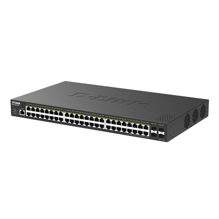 D-Link DGS-1250-52XP Géré L2+/L3 Gigabit Ethernet (10/100/1000) Connexion Ethernet, supportant l'alimentation  — vue 3