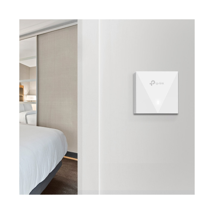 TP-Link Omada EAP650-Wall 3000 Mbit/s Blanc Connexion Ethernet, supportant l'alimentation via ce port (PoE) — vue 5