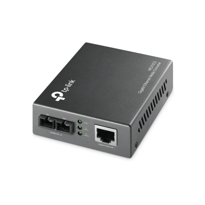 TP-Link Omada MC210CS convertisseur de support réseau 1000 Mbit/s 1310 nm Monomode Noir — vue 1