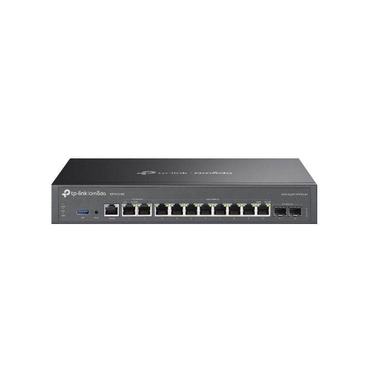 TP-Link Omada ER7412-M2 Routeur connecté 2.5 Gigabit Ethernet, Gigabit Ethernet Noir — vue 1