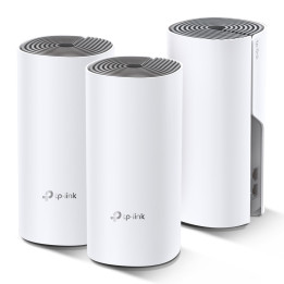 TP-Link Deco E4 (3-pack) Bi-bande (2,4 GHz / 5 GHz) Wi-Fi 5 (802.11ac) Blanc, Gris 2 Interne — vue 1