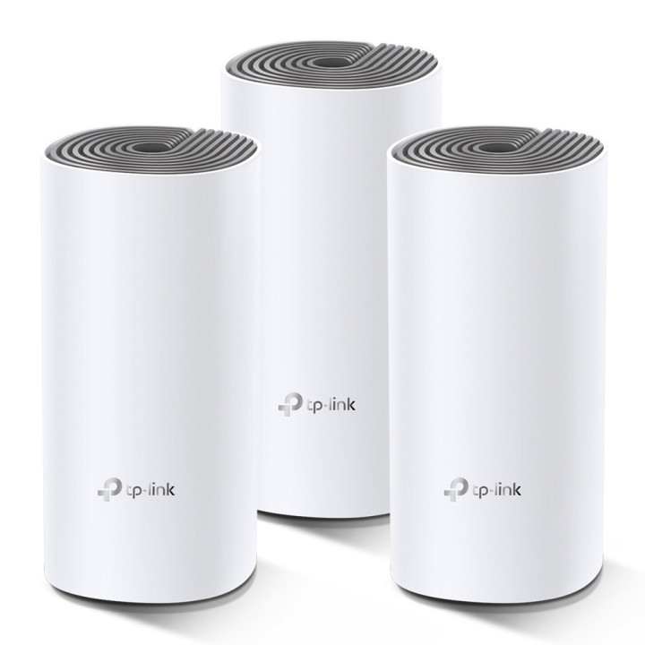 TP-Link Deco E4 (3-pack) Bi-bande (2,4 GHz / 5 GHz) Wi-Fi 5 (802.11ac) Blanc, Gris 2 Interne — vue 2