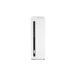 QNAP TS-133 serveur de stockage NAS Tower Cortex-A55 2 Go DDR4 0 To QNAP Turbo System Blanc — vue 1