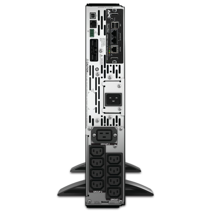 APC Smart-UPS X SMX3000RMHV2UNC - 3000VA, 8x C13 + 1x C19 sortie, USB, runtime extensible, NMC — vue 2
