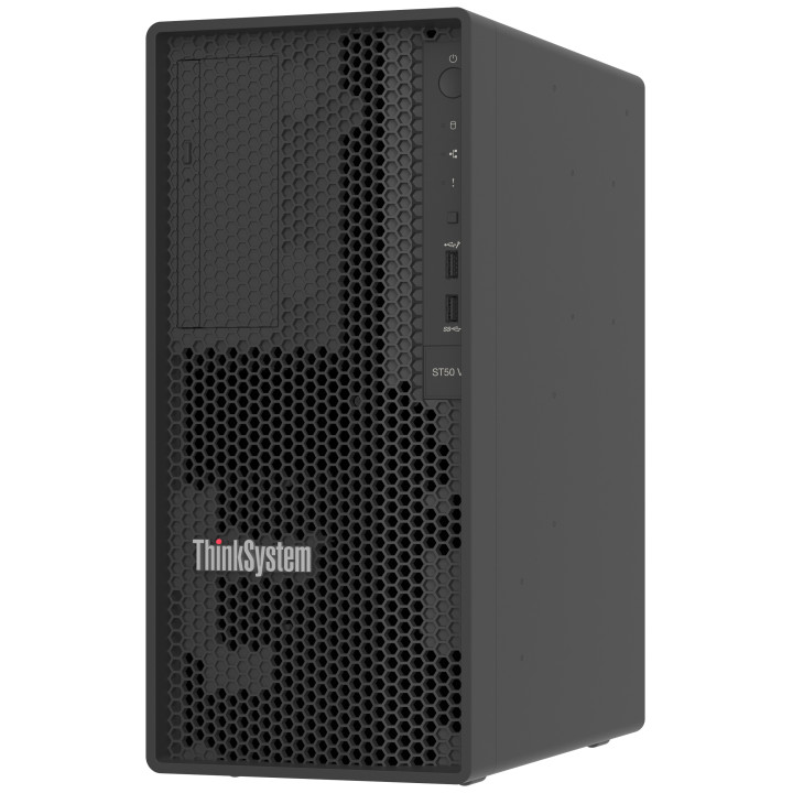 Lenovo ThinkSystem ST50 V3 serveur 1,92 To Tower Intel Xeon 6 6315P 2,8 GHz 16 Go DDR5-SDRAM 500 W — vue 2