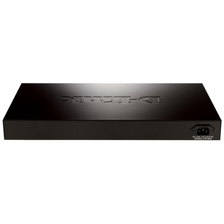 D-Link DGS-1210-28P Géré L2 Gigabit Ethernet (10/100/1000) Connexion Ethernet, supportant l'alimentation via c — vue 3