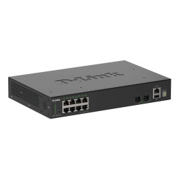 D-Link DGS-1530-10 Géré L2 Gigabit Ethernet (10/100/1000) Noir — vue 1