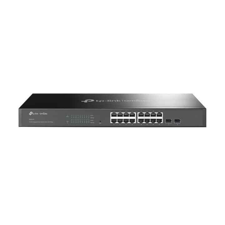 TP-Link Omada SG2218 commutateur réseau Géré L2/L2+ Gigabit Ethernet (10/100/1000) 1U Noir — vue 1